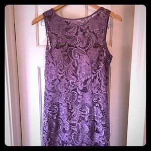 Adrianna Papell Lilac Purple Dress!